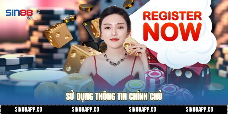 Sử dụng thông tin chính chủ